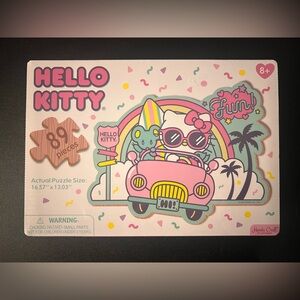 Hello Kitty Sanrio Characters Kawaii Wooden Jigsaw Puzzle 89 Pieces NEW & SEALED